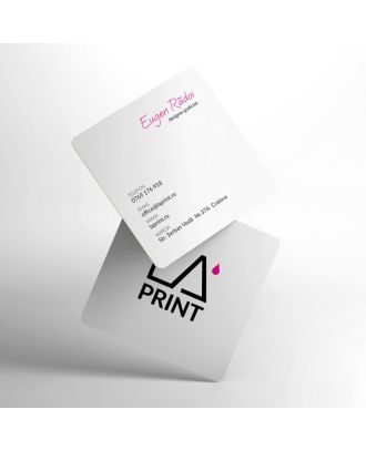 Carti de vizita square imprimate fata/verso