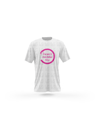 Tricou clasic alb personalizat